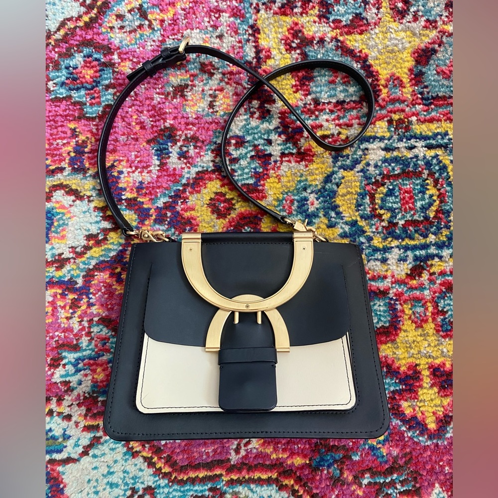 ZAC POSEN Crossbody Calf Leather TriColor